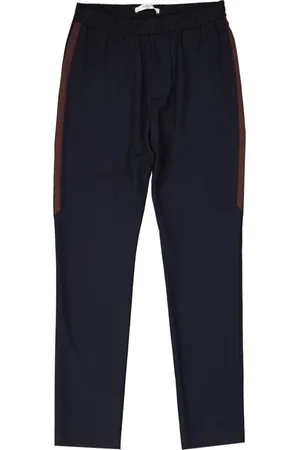 Givenchy Spodnie, Mężczyzna, Niebieski, M, Wełna, Spodnie