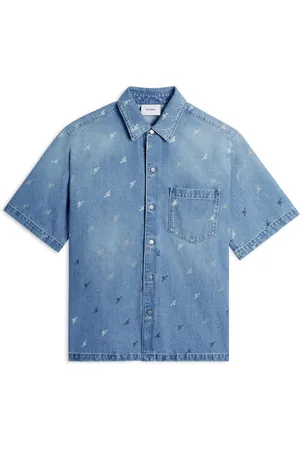 Axel Arigato Koszule, Mężczyzna, Niebieski, XL, Bawełna, Miles Shirt