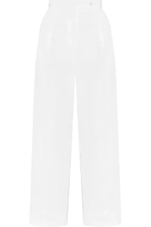Givenchy Spodnie, Kobieta, Biały, S, Szerokie spodnie