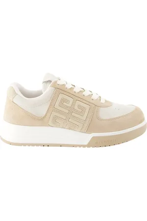 Givenchy Buty, Kobieta, Beżowy, 36 EU, Skóra, Sznurowane sneakersy