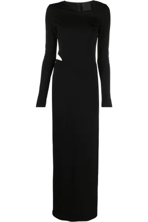 Givenchy Sukienki, Kobieta, Czarny, S, Sukienka z długim rękawem