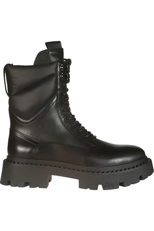 Ash Buty, Kobieta, Czarny, 37 EU, Skóra, Wodoodporne sznurowane buty outdoorowe typu Amphibious