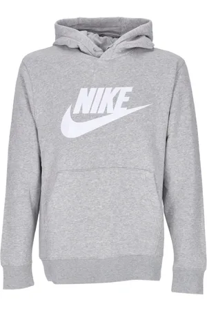 Nike Bluzy, Mężczyzna, Szary, 2XL, Bawełna, Bluza z Kapturem Club