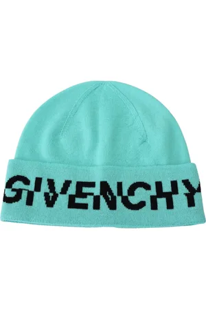 Givenchy Akcesoria, unisex, Zielony, ONE SIZE, Wełna, Aquamarine Wool Beanie