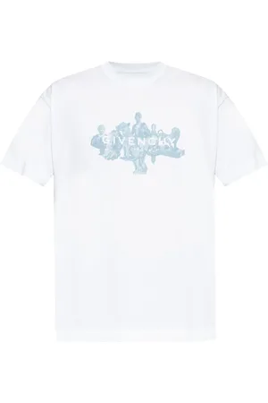 Givenchy Koszulki, Mężczyzna, Biały, L, Bawełna, T-shirt z nadrukiem