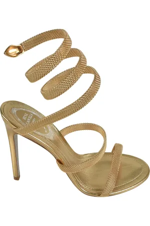 RENE CAOVILLA Buty, Kobieta, Beżowy, 38 1/2 EU, Eleganckie Sandały