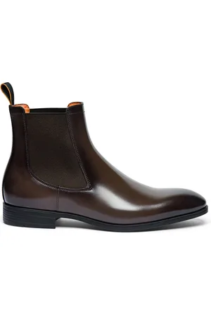 santoni Buty, Mężczyzna, brązowy, 44 1/2 EU, Skóra, Chelsea Boot
