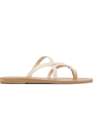 Ancient Greek Sandals Buty, Kobieta, Beżowy, 37 EU, Jasne Beżowe Sandały Armos