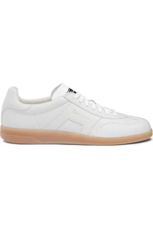 santoni Buty, Mężczyzna, Biały, 43 1/2 EU, Skóra, DBS Oly Sneaker