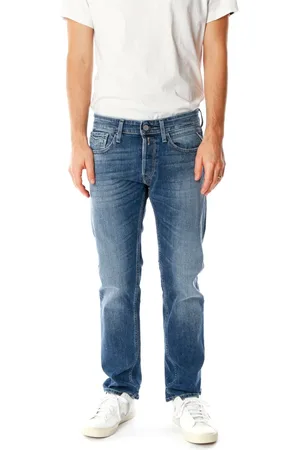 Replay Jeansy, Mężczyzna, Niebieski, W30 L30, Bawełna, Jeansyy Slim-fit