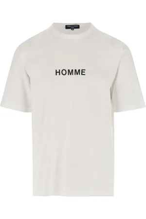 Comme des Garçons Koszulki, Mężczyzna, Biały, XL, Białe T-shirty i Pola