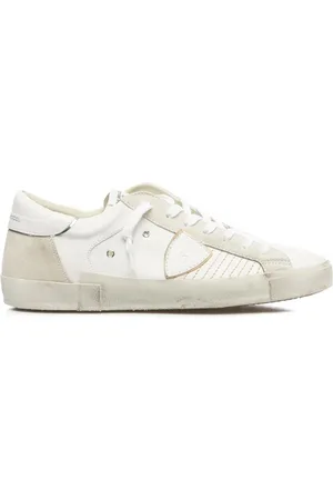 Philippe model Buty, Mężczyzna, Biały, 41 EU, Białe Trampki dla Mężczyzn