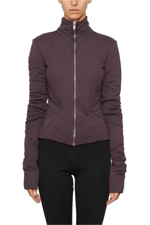 Rick Owens Bluzy, Kobieta, Fioletowy, S, Bawełna, Padded Jacket Ella