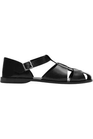 Scarosso Buty, Mężczyzna, Czarny, 40 EU, Skóra, Sandały Apollo
