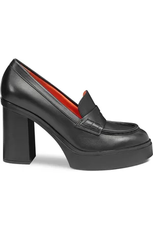 santoni Buty, Kobieta, Czarny, 39 EU, Skóra, Eleganckie Czarne Szpilki Czółenka