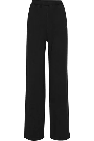 ROTATE Spodnie, Kobieta, Czarny, L, Bawełna, Wygodne Spodnie Dresowe Washed