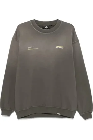 Represent Bluzy, Mężczyzna, Zielony, L, Bawełna, Luźna Bluza Club Olive