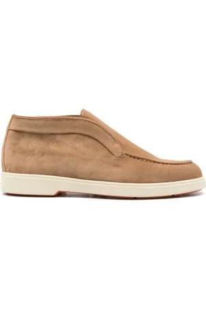 santoni Buty, Kobieta, brązowy, 38 EU, Zamsz, Jasnobrązowe zamszowe buty Desert