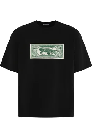 OFF-WHITE Koszulki, Mężczyzna, Czarny, S, Strzała Skate Banknot Heren