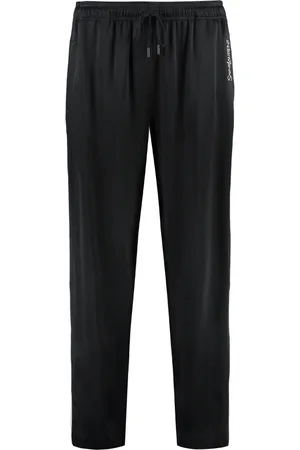Saint Laurent Spodnie, Kobieta, Czarny, S, Len, Klasyczne spodnie jeansowe na co dzień