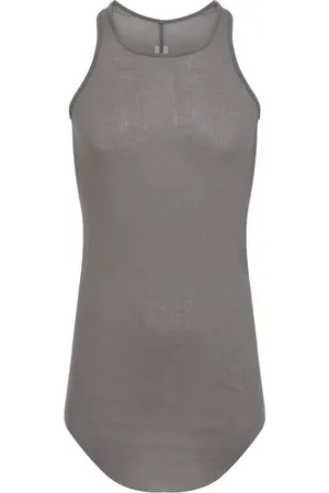 Rick Owens Koszulki, Mężczyzna, Szary, L, Topwear