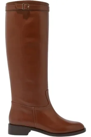 Scarosso Buty, Kobieta, brązowy, 40 EU, Skóra, Kozaki Lauren