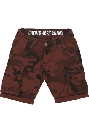 Alpha Industries Szorty, Mężczyzna, brązowy, W36, Casual Shorts