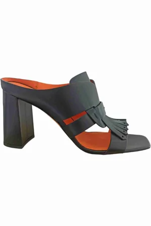 santoni Buty, Kobieta, Czarny, 41 EU, Skóra, Klapki na obcasie