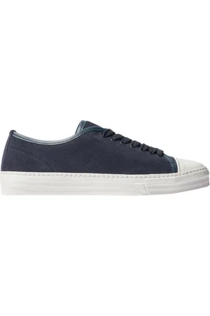 Scarosso Buty, Mężczyzna, Niebieski, 41 EU, Zamsz, Zamszowe sznurowane sneakersy w kolorze niebieskim