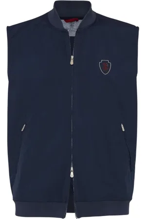 Brunello Cucinelli Kurtki, Mężczyzna, Niebieski, 4XL, Stylowe Kurtki Kolekcja