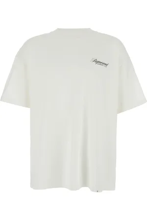 Represent Koszulki, Mężczyzna, Biały, L, Bawełna, T-shirt z okrągłym dekoltem i nadrukiem Owners Club