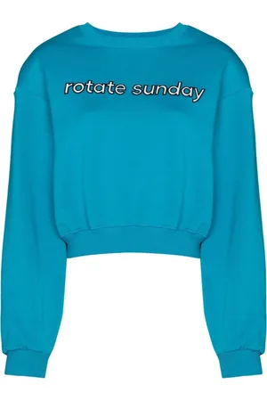 ROTATE Bluzy, Kobieta, Niebieski, L, Bawełna, Sudora Cece Rt 1295 Sweatshirt