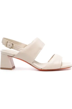 santoni Buty, Kobieta, Beżowy, 36 EU, Skóra, Eleganckie beżowe skórzane czółenka
