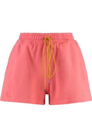 Rhude Szorty, Kobieta, Różowy, S, Bawełna, Bawełniane szorty z tylną kieszenią
