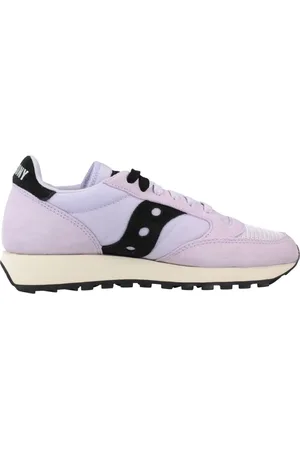 Saucony Buty, Kobieta, Fioletowy, 38 1/2 EU, Zamsz, Vintage Suede Logo Sneakers
