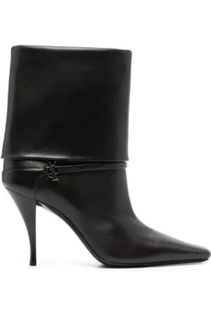 Saint Laurent Buty, Kobieta, brązowy, 36 EU, Skóra, Botki Niki