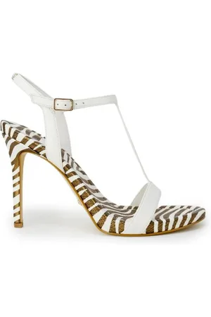 Guess Buty, Kobieta, Biały, 40 EU, Skóra, Białe skórzane szpilki