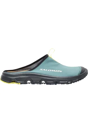 Salomon Buty, Mężczyzna, Zielony, 43 EU, Zamsz, Lekkie wsuwane buty z aplikacją logo