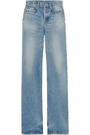 Saint Laurent Jeansy, Kobieta, Niebieski, W30, Charlotte Jeansyy o prostym kroju