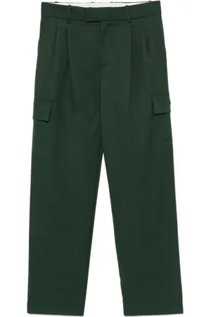 Drôle de Monsieur Spodnie, Mężczyzna, Zielony, L, Zielone Spodnie Stylowe Modne Trendy