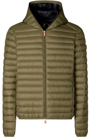 save the duck Kurtki, Mężczyzna, Zielony, 4XL, Nylon, Kurtka puchowa Duffy