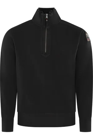 Parajumpers Bluzy, Mężczyzna, Czarny, S, Len, Lenard Crew Neck Sweater