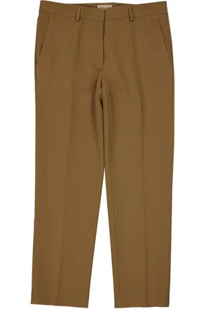 BLANCA Spodnie, Kobieta, brązowy, L, Brązowe Spodnie Cropped Moda Damska