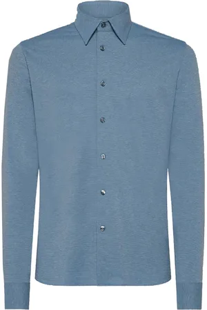 RRD Koszule, Mężczyzna, Niebieski, S, Oxford Jacquard Shirt A23