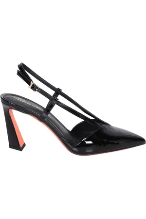 santoni Buty, Kobieta, Czarny, 38 EU, Skóra, Czarne Czółenka