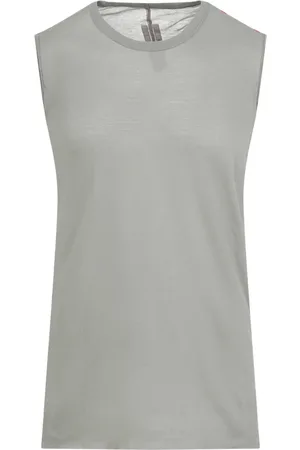 Rick Owens Koszulki, Mężczyzna, Szary, S, Bawełna, Ru 01E5151.Uc T-Shirt