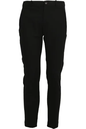 RRD Spodnie, Mężczyzna, Czarny, S, Poliester, Spodnie Chino Slim-fit
