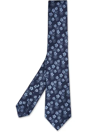 Kiton Akcesoria, Mężczyzna, Niebieski, ONE SIZE, Niebieski Jedwabny Elegancki Szal