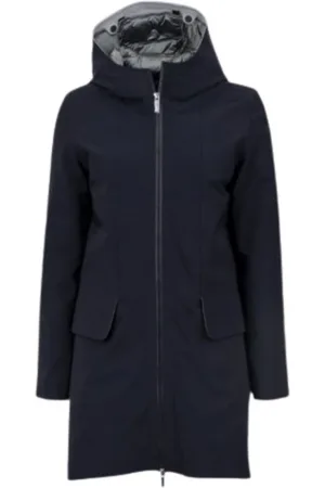 RRD Płaszcze, Kobieta, Czarny, L, Nylon, Elegancka zimowa kurtka parka