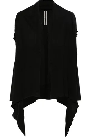 Rick Owens Swetry, Kobieta, Czarny, S, Wełna, Wełniany Sweter z Węzłami